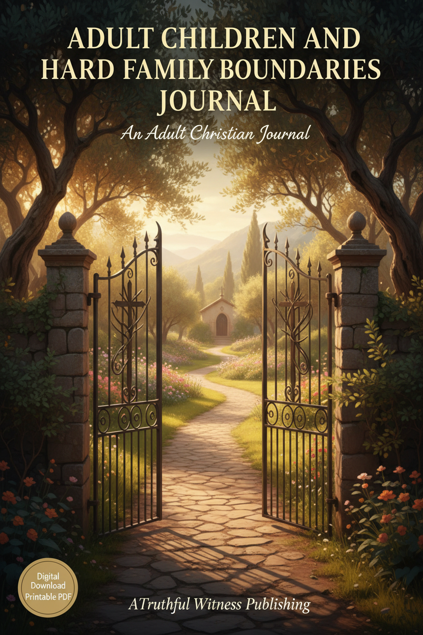 Adult Children and Hard Family Boundaries Journal — Digital Download | Printable PDF