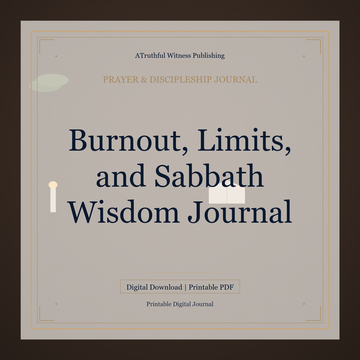 Burnout, Limits, and Sabbath Wisdom Journal