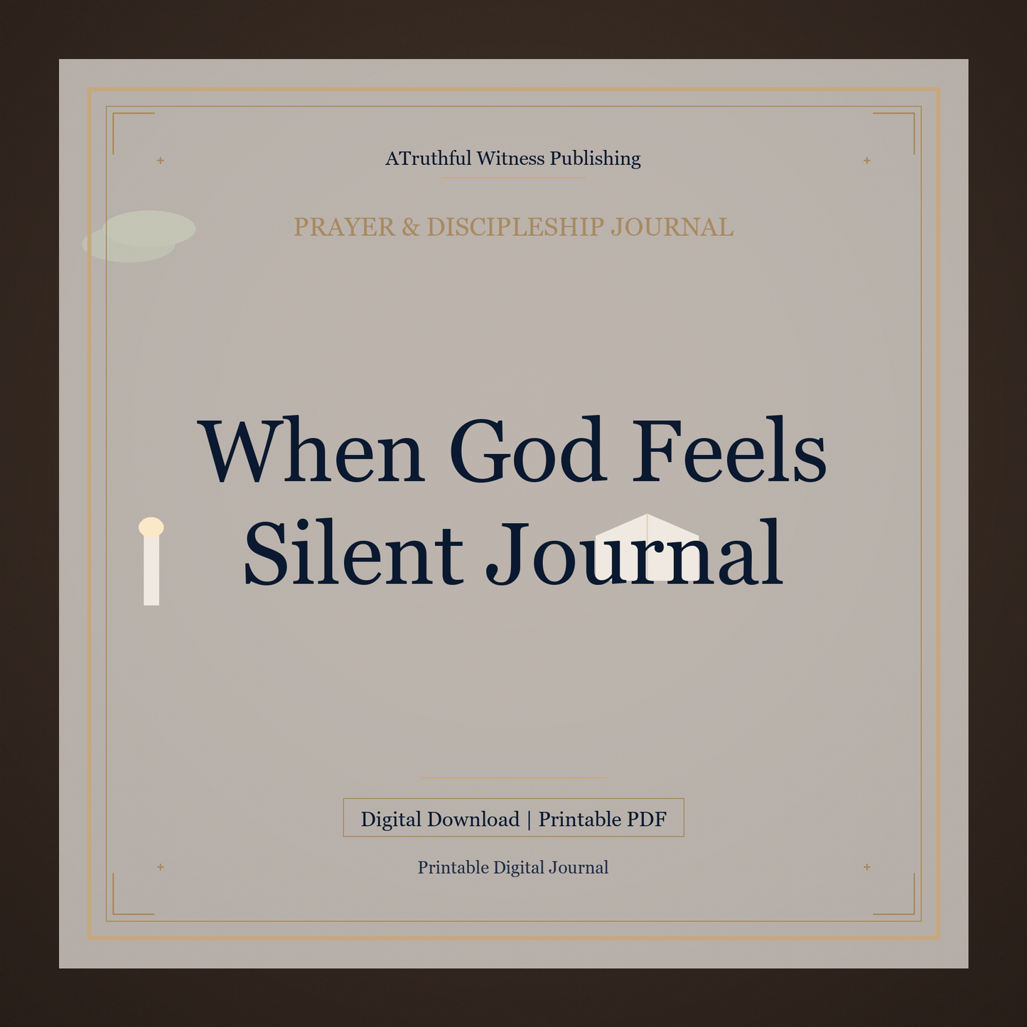 when-god-feels-silent-journal cover