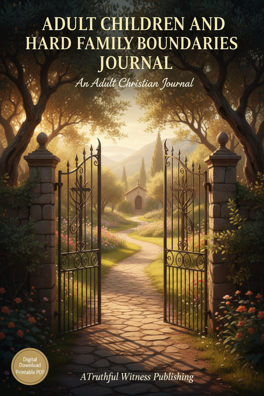 Adult Children and Hard Family Boundaries Journal — Digital Download | Printable PDF
