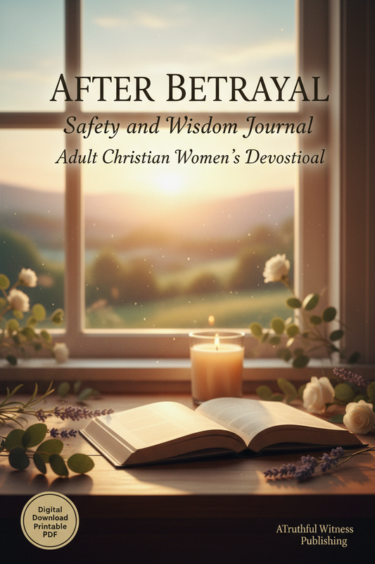 After Betrayal: Safety and Wisdom Journal — Digital Download | Printable PDF
