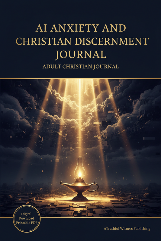 AI Anxiety and Christian Discernment Journal — Digital Download | Printable PDF