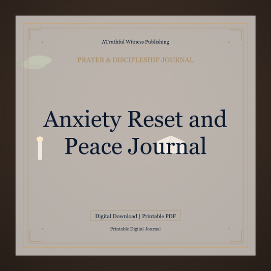 Anxiety Reset and Peace Journal