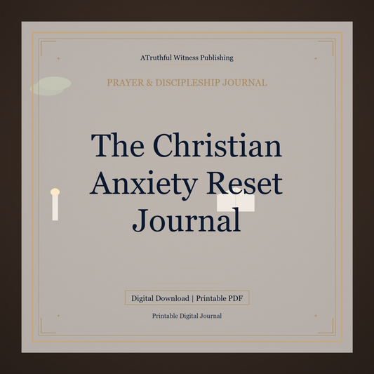The Christian Anxiety Reset Journal