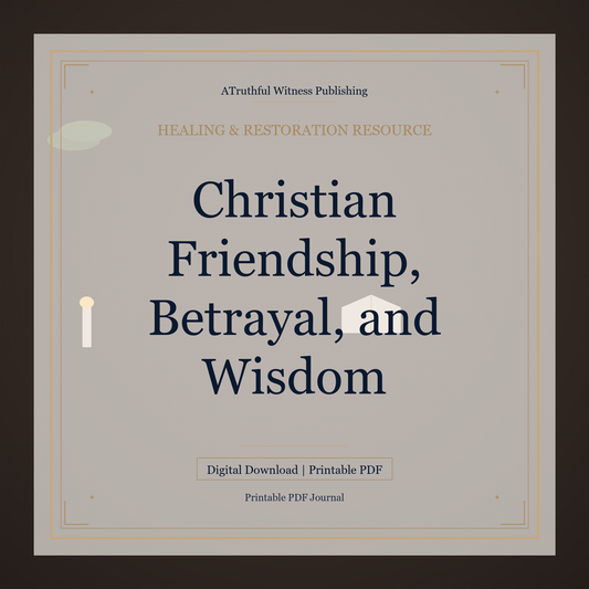 Christian Friendship, Betrayal, and Wisdom