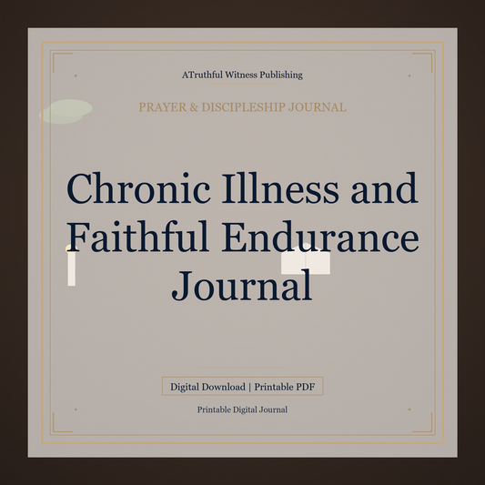 chronic-illness-and-faithful-endurance-journal cover