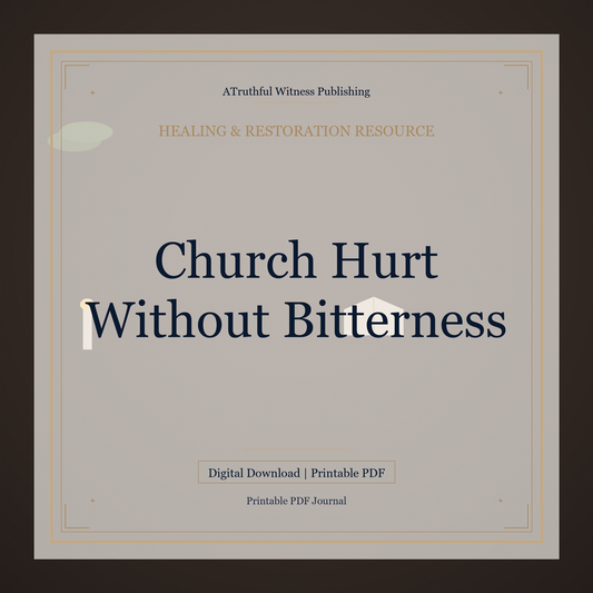 Church Hurt Without Bitterness