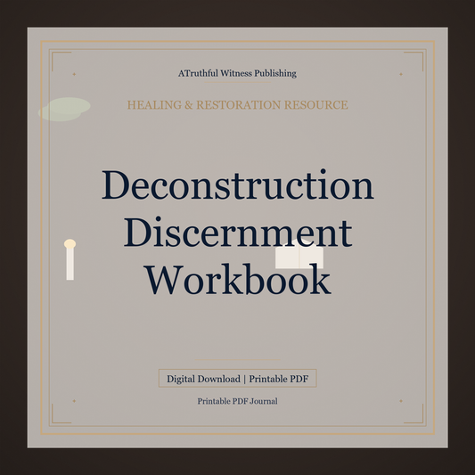 Deconstruction Discernment Workbook