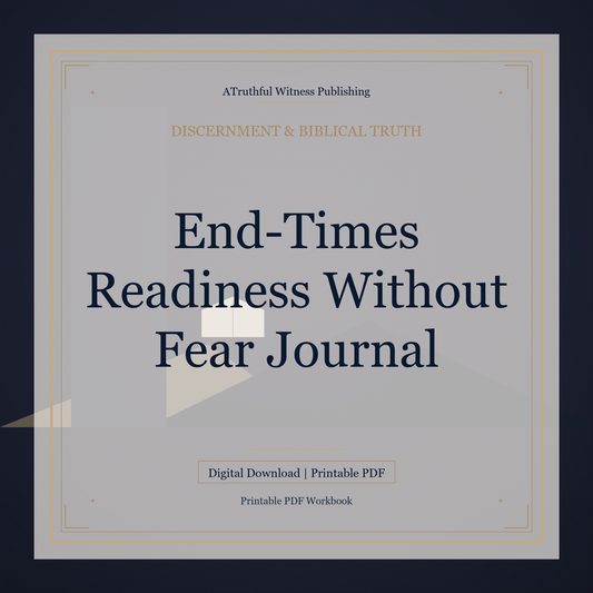 end-times-readiness-without-fear-journal cover
