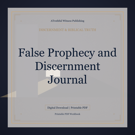 false-prophecy-and-discernment-journal cover