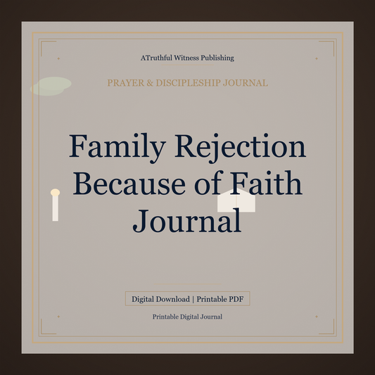 family-rejection-because-of-faith-journal cover