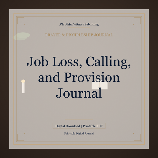 Job Loss, Calling, and Provision Journal