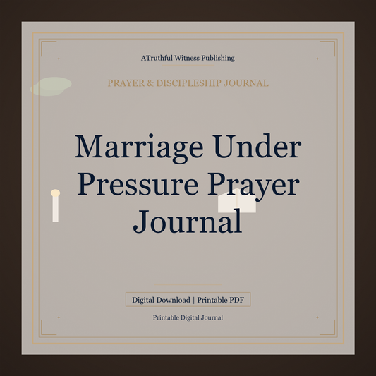 Marriage Under Pressure Prayer Journal