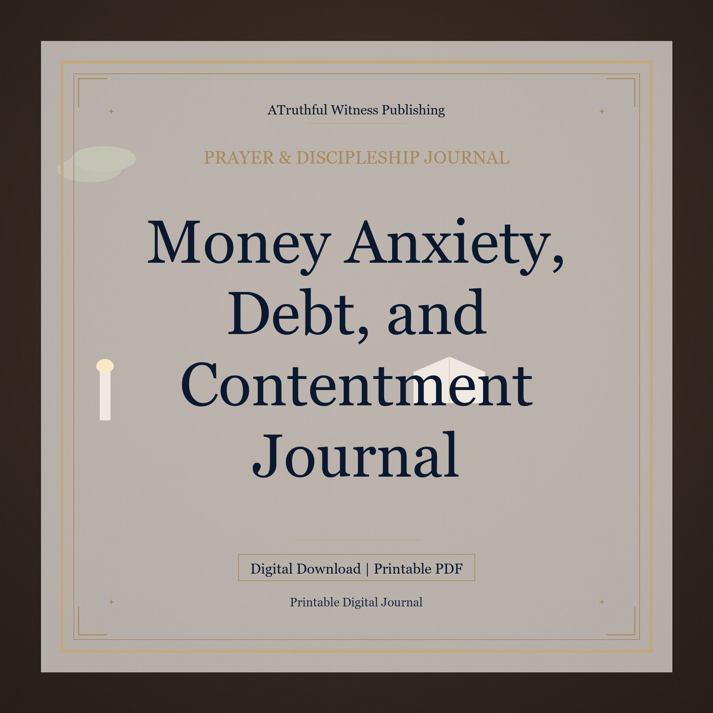 Money Anxiety, Debt, and Contentment Journal