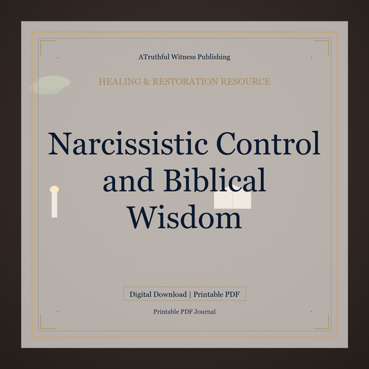 Narcissistic Control and Biblical Wisdom