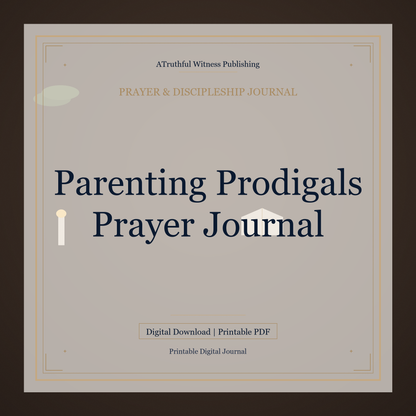 Parenting Prodigals Prayer Journal