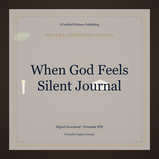 when-god-feels-silent-journal cover