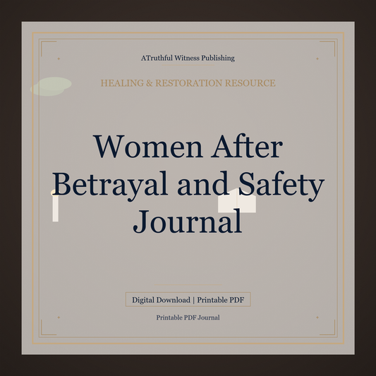 women-after-betrayal-and-safety-journal cover