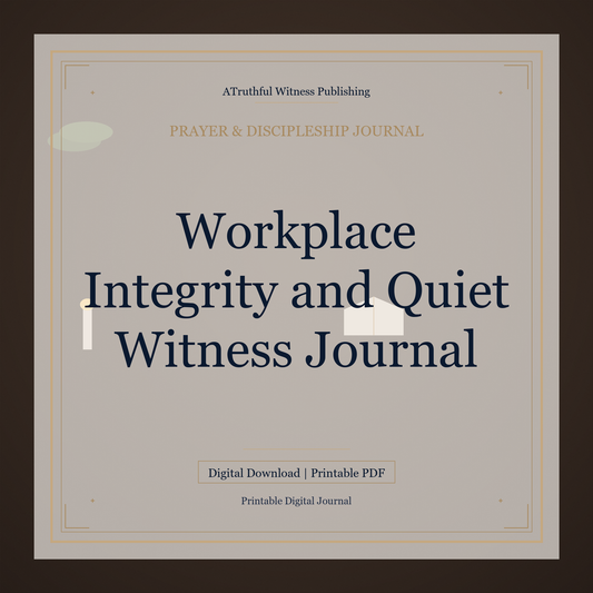 Workplace Integrity and Quiet Witness Journal